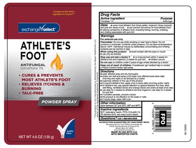Carton (Exchange Select Aluminum Label Antifungal Tolnaftate Powder Spray 50 105es Outlined)